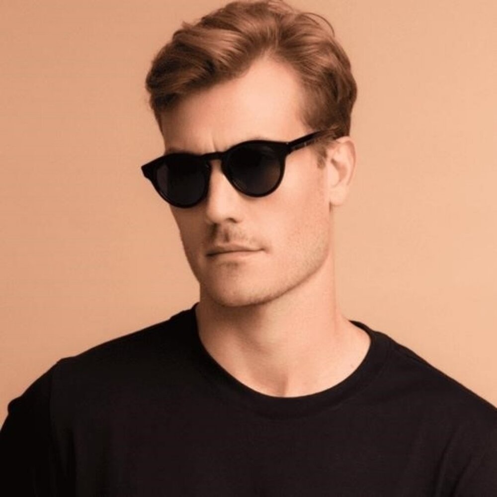 New - 💯 Original BURBERRY BE4359 REID Black Round sunglasses